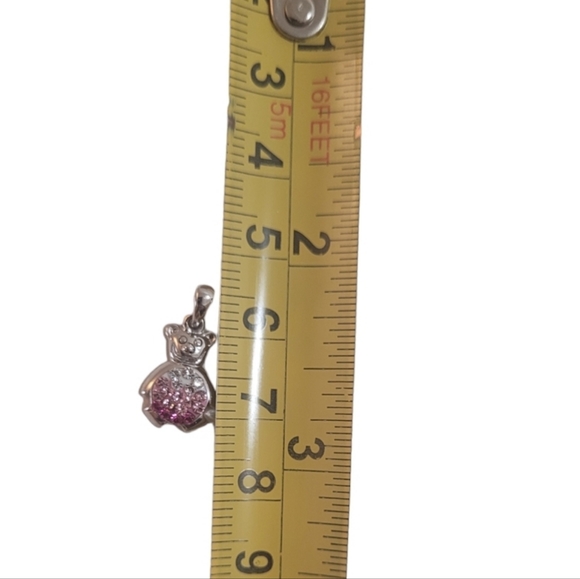 925 Silver Teddy Bear Charm - Picture 4 of 6